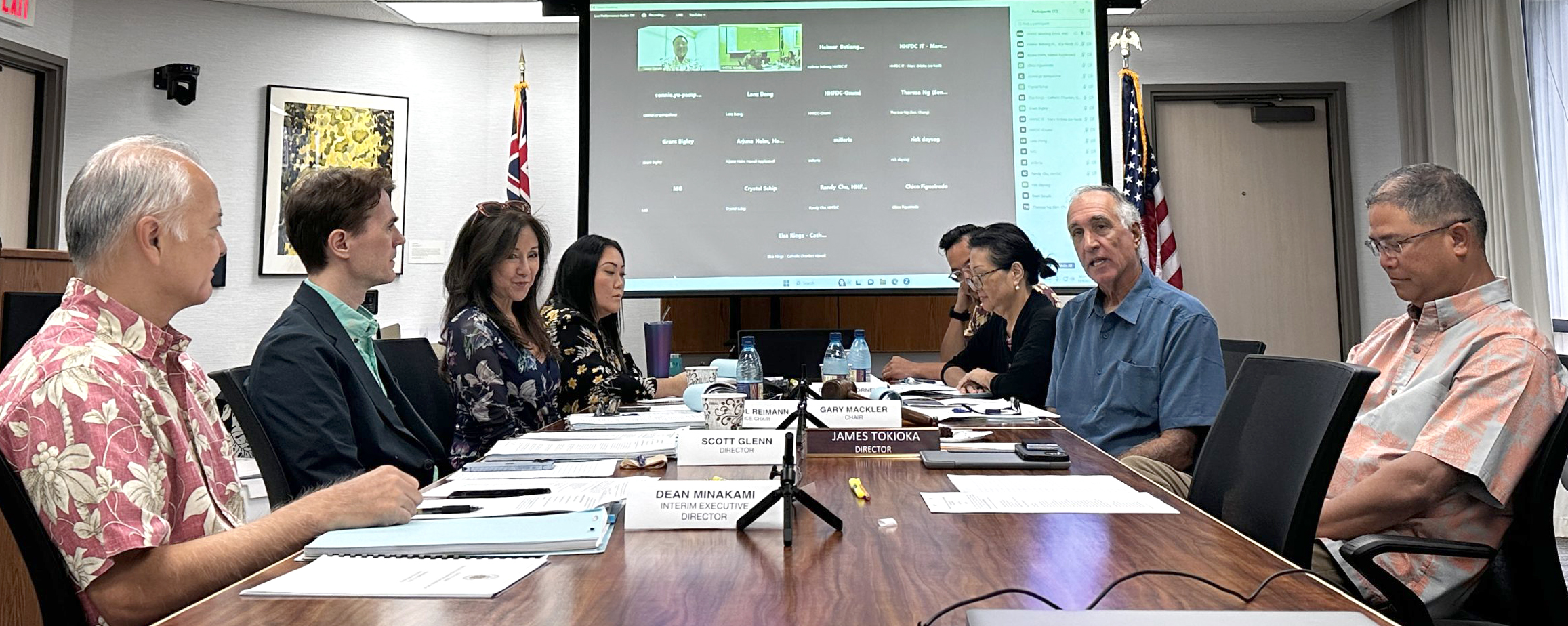 Board Meeting In- Progress Photo