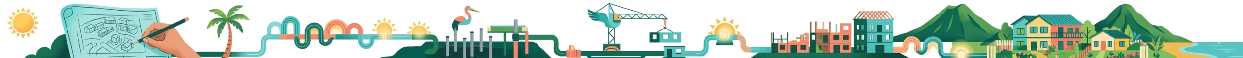 housing pipeline decorative graphic